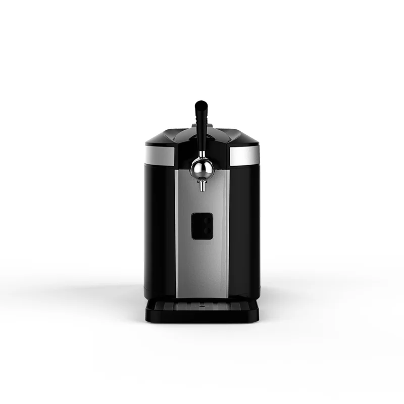 Mini Keg Detachable Aluminum Regulator and Tap Spear Easy Storage Black Matte Powder Coated Pressurized Homebrew Beer Dispenser