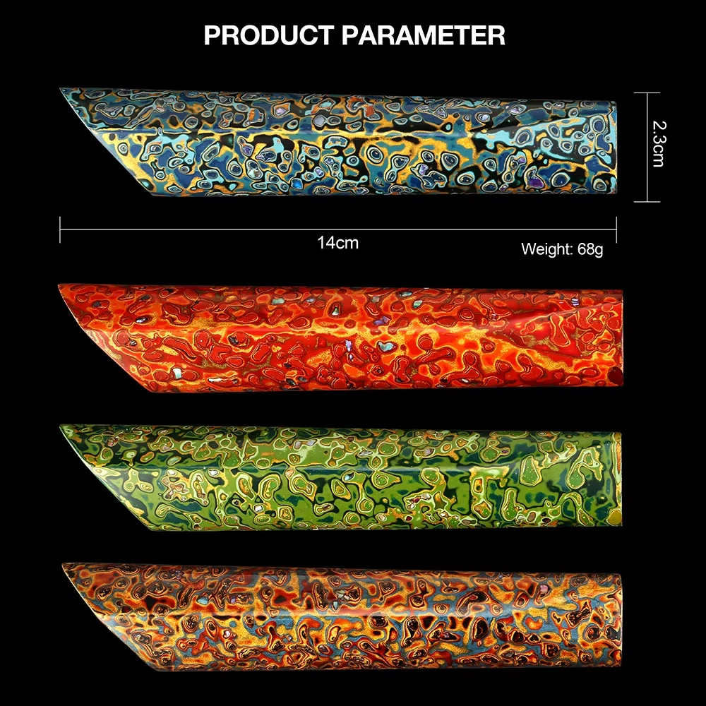 High-quality kitchen knife handle Chinese traditional lacquer handle chef knife without blade handmade DIY kitchen accessories