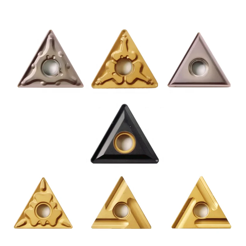 CNC turning blade stainless steel/cast iron/fine turning rough triangular outer round turning grain