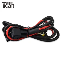 Tcart auto Light Accessories 12v 35w HID Xenon Headlight bulb 9005 9006 HID Power Relay Harness xenon lamp Auxiliary adapter