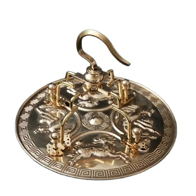 
Brass cover alloy Birdcage decoration Thirteen Chinese hook Amazon 2021 hot pet toy supply pet product supply 