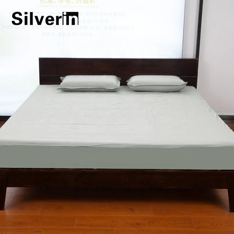 203*153*40 cm Earthing anti-bacterial grounding fitted sheet with cord and plug