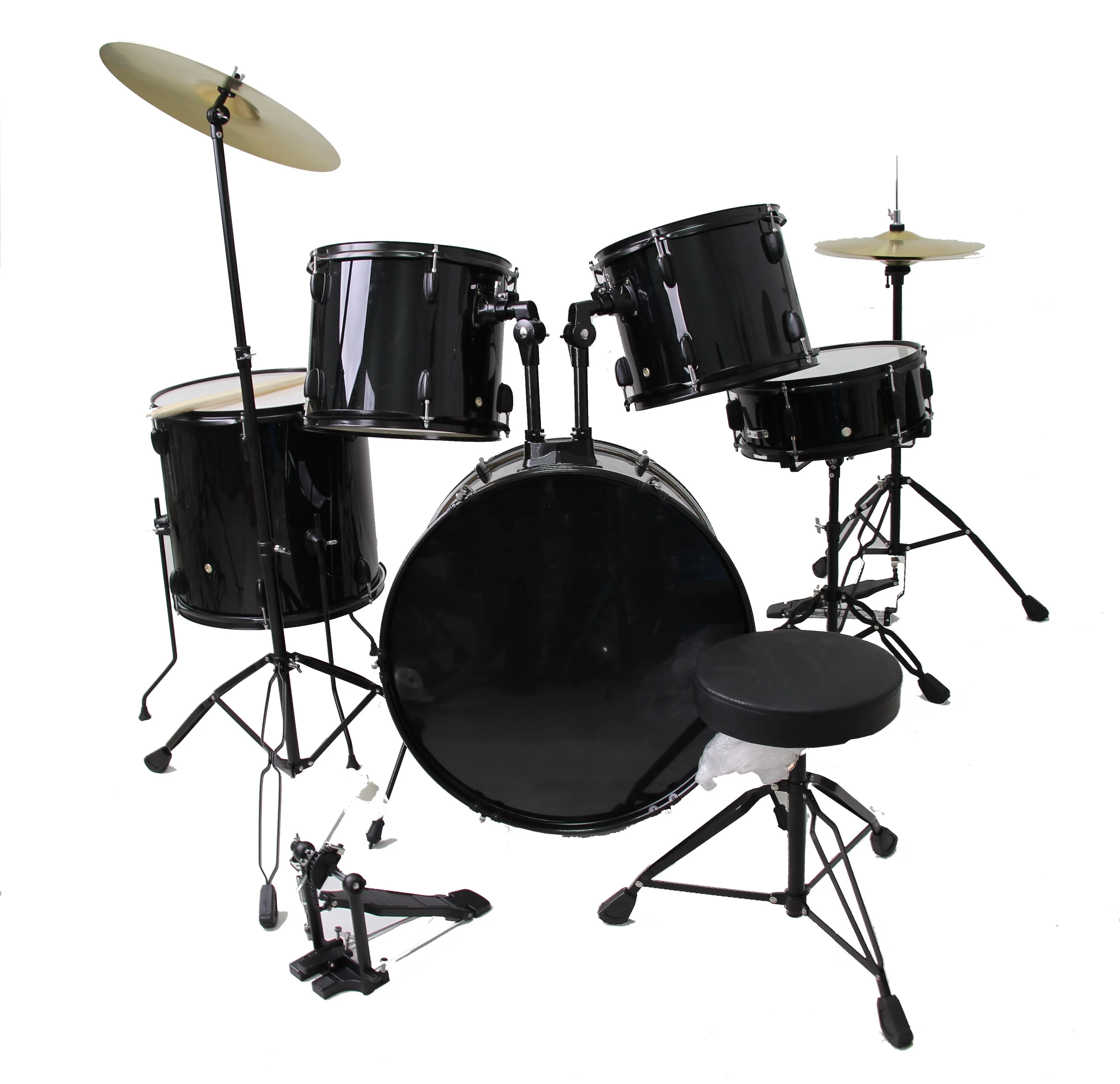 5 PC PVC Cover Jazz Drum Set