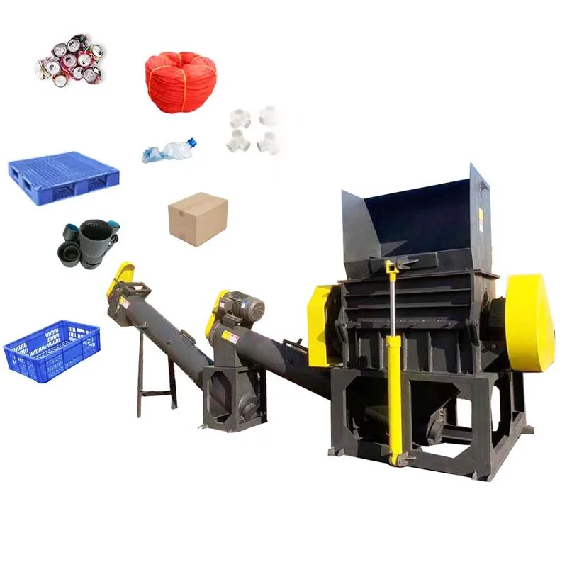 Automatic Small plastic crusher recycling machine Waste Plastic Glass Crushing Machine For Hdpe And Plastic Bottles
