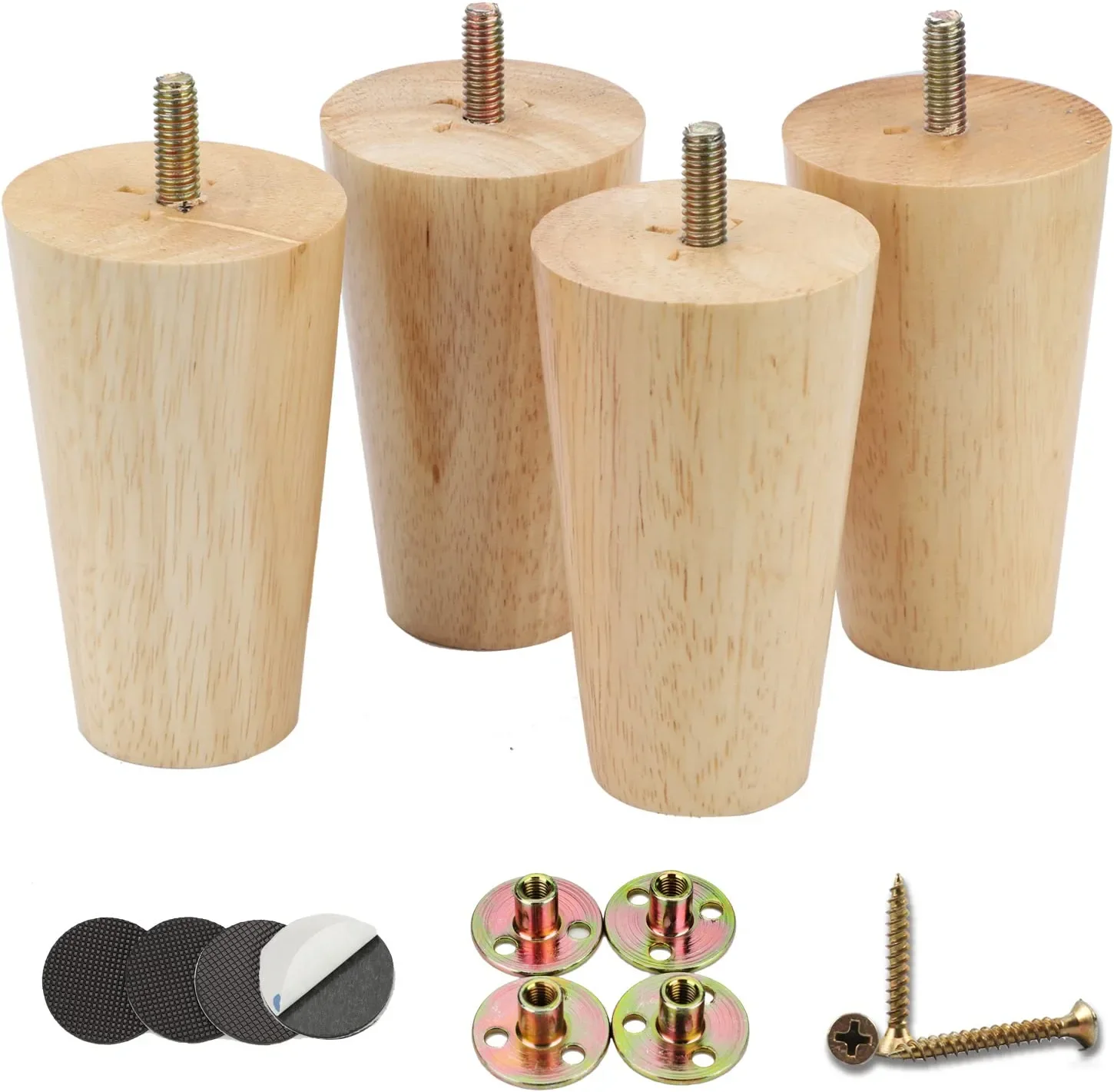 4-дюймовые ножки для мебели, набор из 4 сменных диванов, идеально подходит для современной мебели среднего века, кресла, шкафа, комода, любого дома