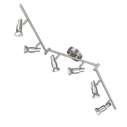 Wholesale Satin Nickel Spot Light Adjustable Surface Mounted 4W Vintage GU10 Led Spotlight