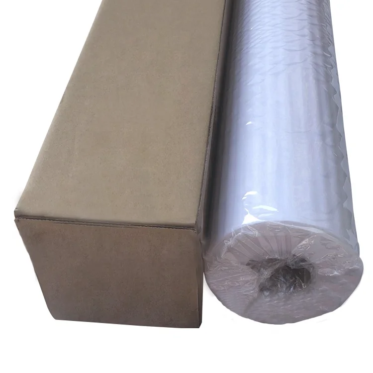 130gsm Self Adhesive PP Paper Synthetic Sticker Paper Rolls Water Base Matte Dye Ink Printing  Advertising Craft Paper