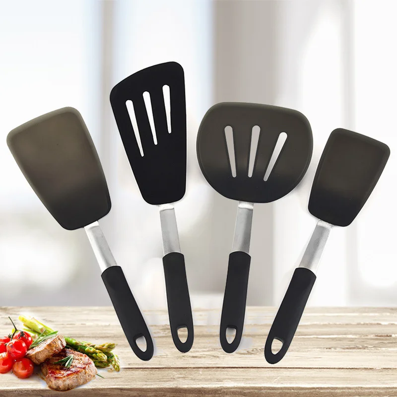 New design silicone cooking utensil set spatula for sale