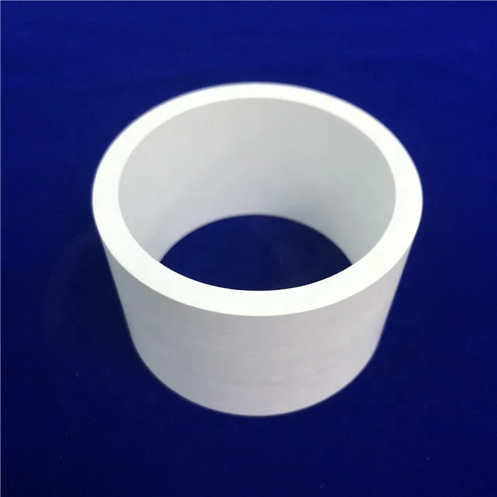 Factory supply Custom manufacturing white Boron nitride ceramic sleeve BN ceramic protective pipe