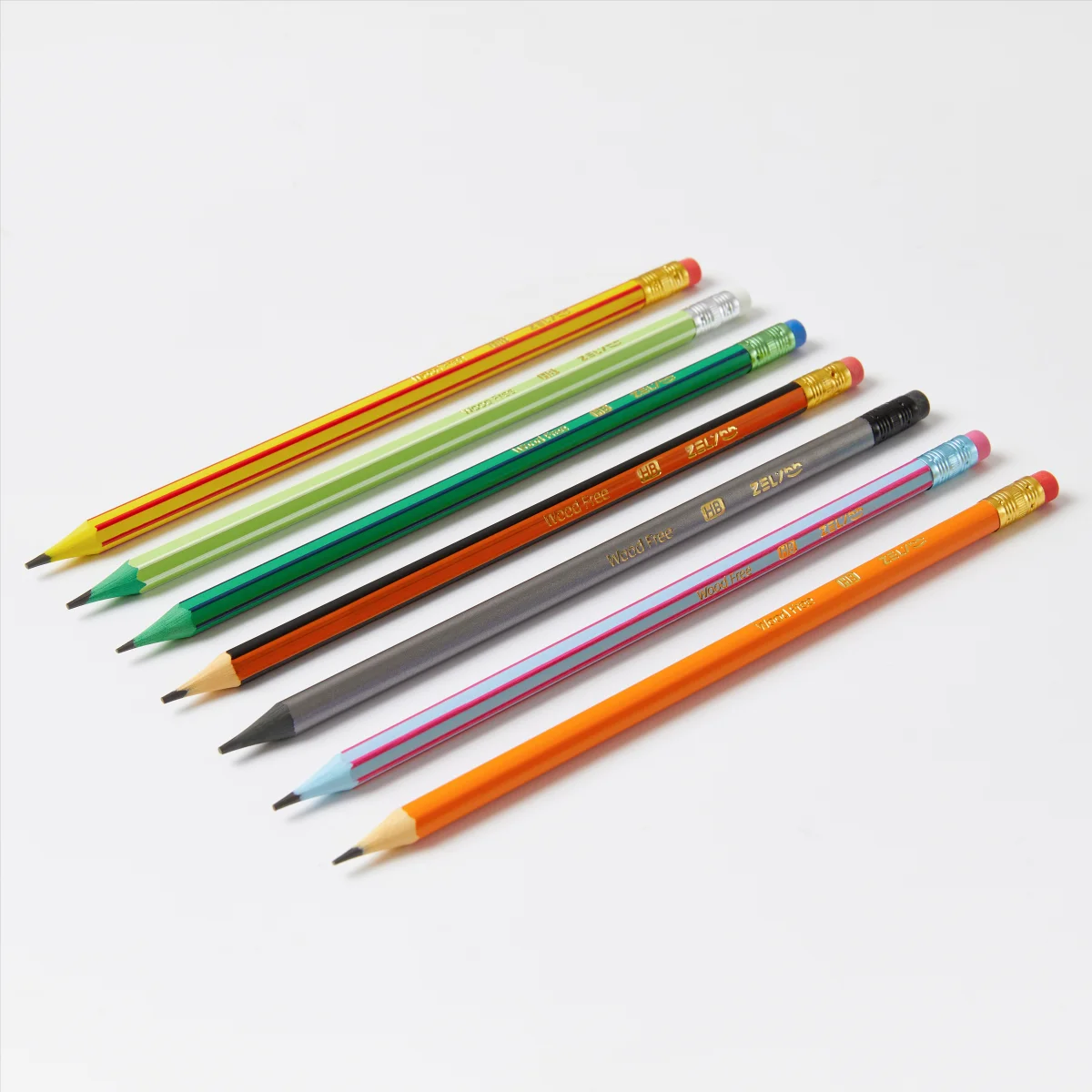 Classic standard HB Pencils hot salle High quality stationery pencil Set 12 Pcs school Student pencils with eraser