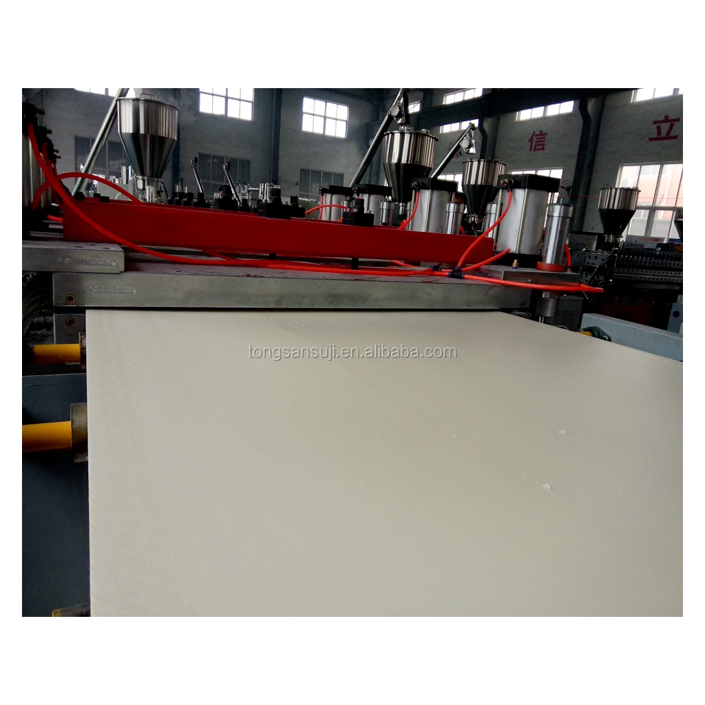 Plastic WPC Door Board Production Machine Solid Skinning Foamed PVC 5-45mm foam board making machine with CE certificate factory price Manufacturer