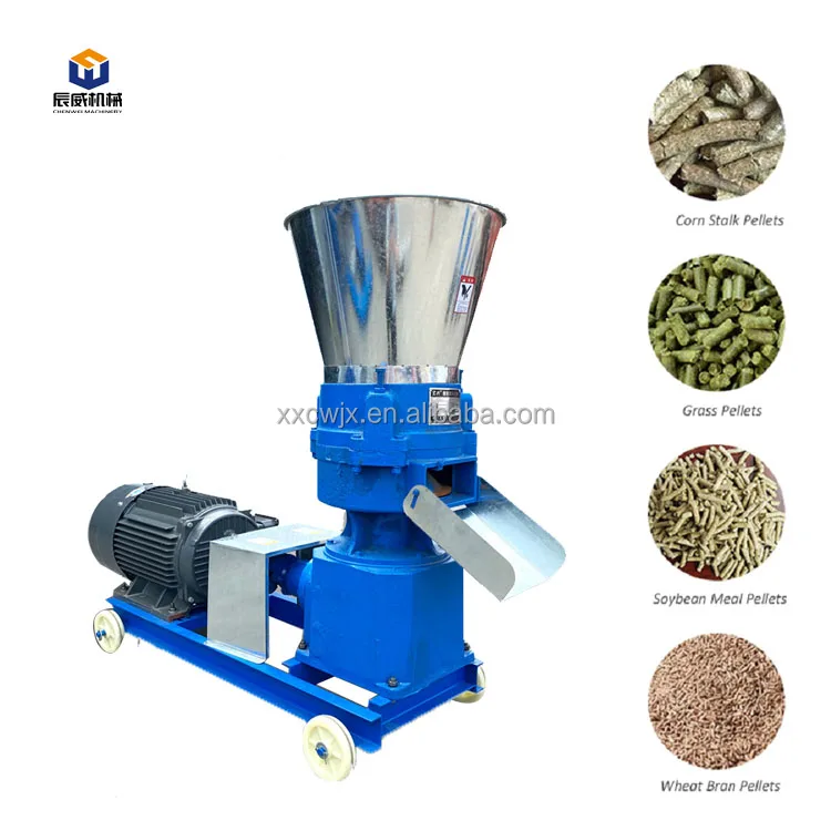 Animal Cattle Poultry Chicken Shrimp Floating Fish Livestock Feed Pellet Pelletizer Feed Processing Machines Pellet Making