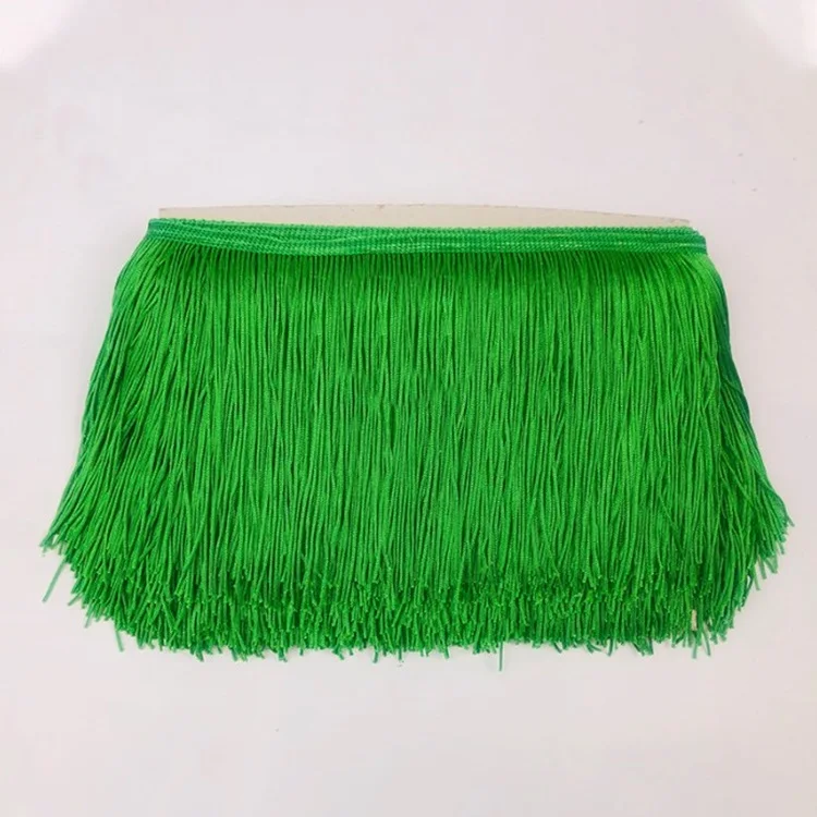 Factory Sale Multi Color in Stock 10CM Polyester Trim Tassel Fringe for Dress Curtains