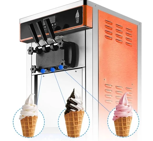 25L/H 3 Flavor Frozen Yogurt  Soft Ice Cream Maker Machine  ice cream making machine