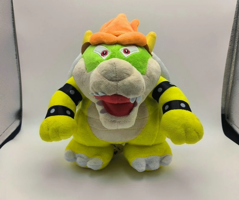 XR  Mario Super Kuba Fire Dragon Anime Plush Toys Large size Mario Yellow Kuba Green Demon King Kuba plush doll
