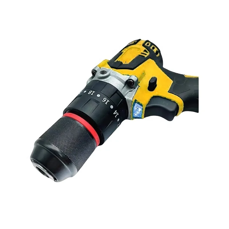 High performance durable 21V lithium battery powered cordless drill and impact screw driver electric drill machine