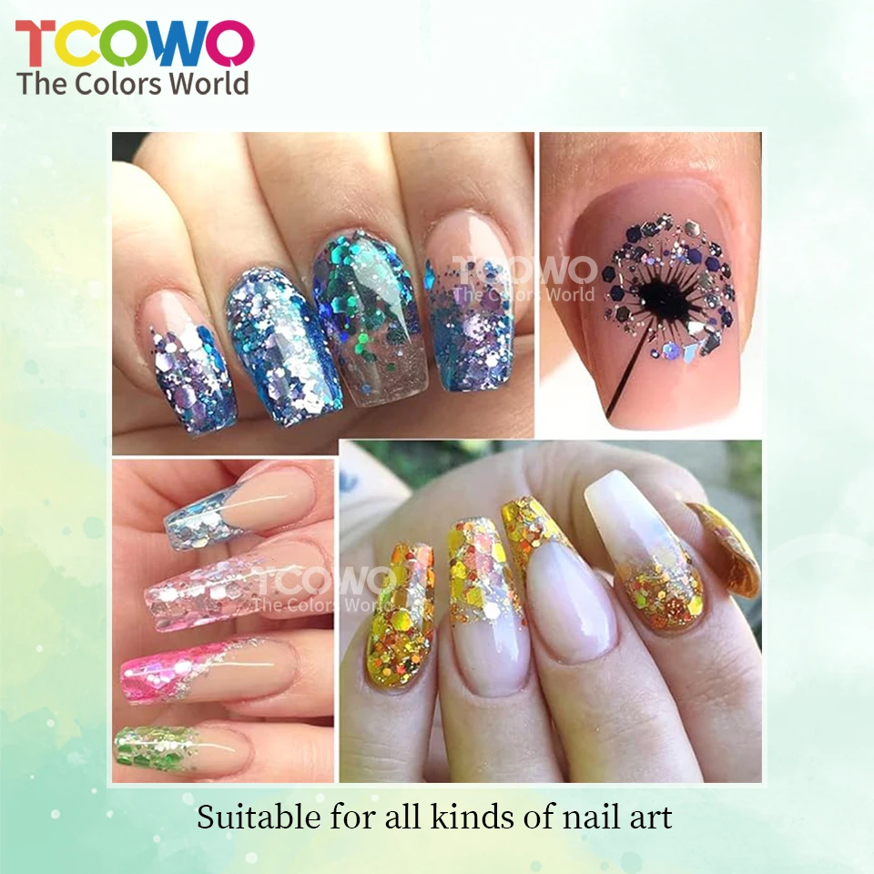 High-End Cosmetic Safe Sparkle Vegan Glitter Set Eco Friendly Biodegradable Glitter for Face Eyeshadow Nail Festival Makeup