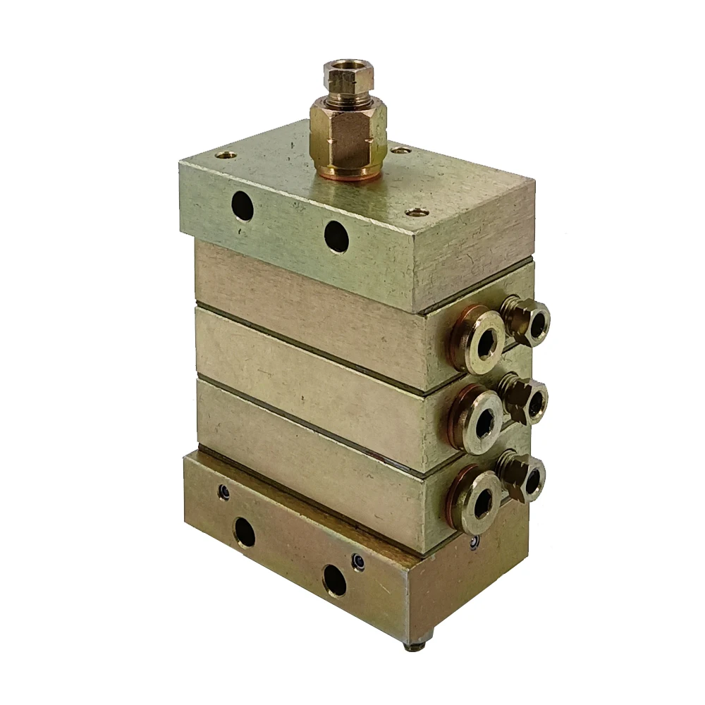 Professional Technical Design Electric Grease pump Scientific Progressive Distributor 2-20 Oil outlets distributor valve
