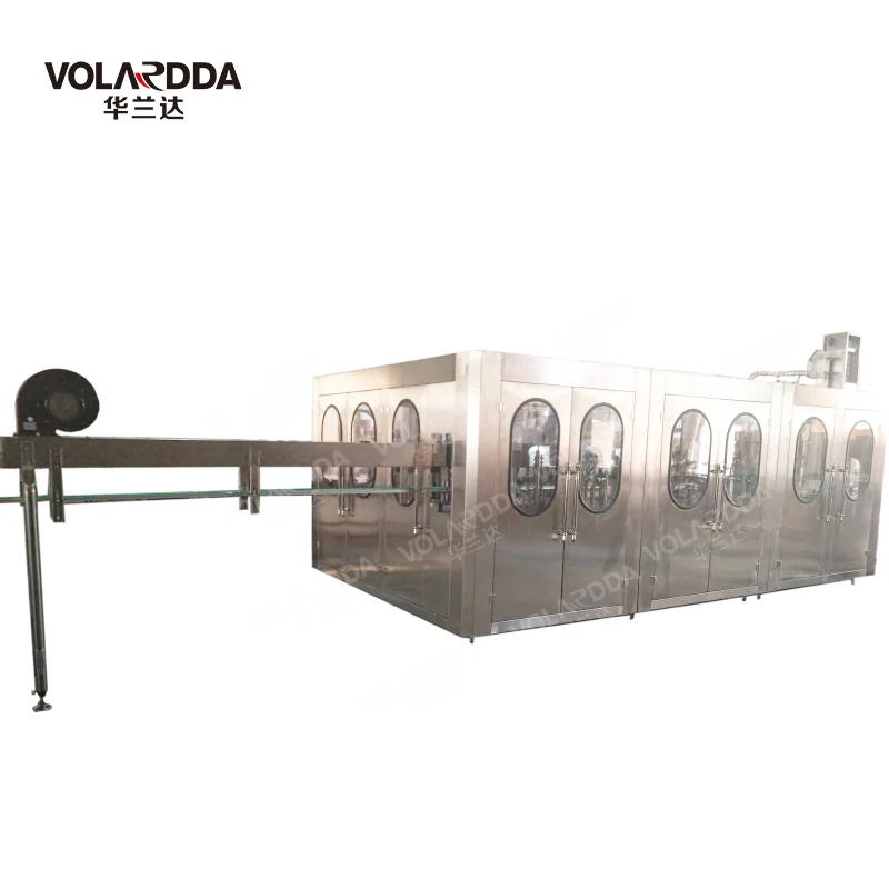 Полностью автоматическая машина для производства пластиковых бутылок и воды, производственная линия