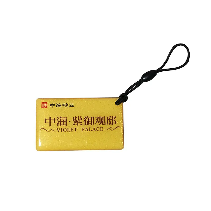 Customized printing programmable RFID NFC key tags epoxy card