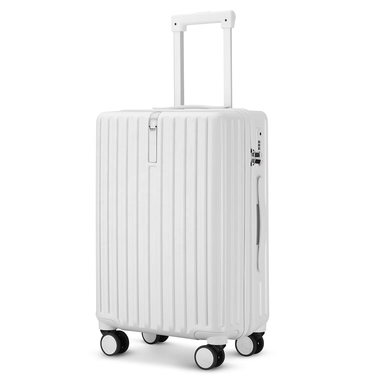 Popular fashion ABS PC suitcases traveling bags carry-on luggage 3 pieces luggage set trolley travel