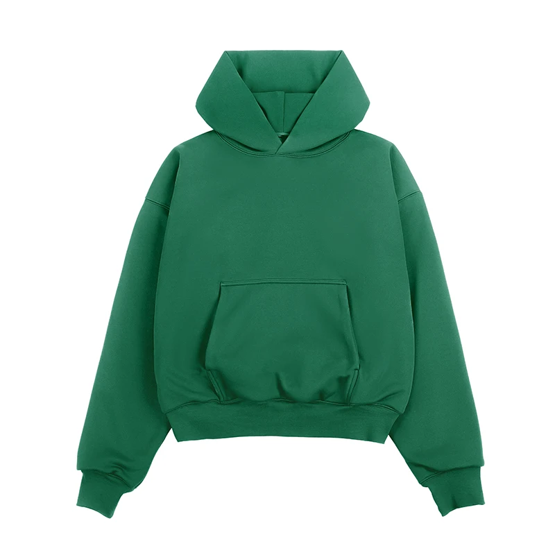 Custom logo blank streetwear unisex pullover sweatshirts plus size double layer heavyweight 350 400 500 800 gsm hoodies for men