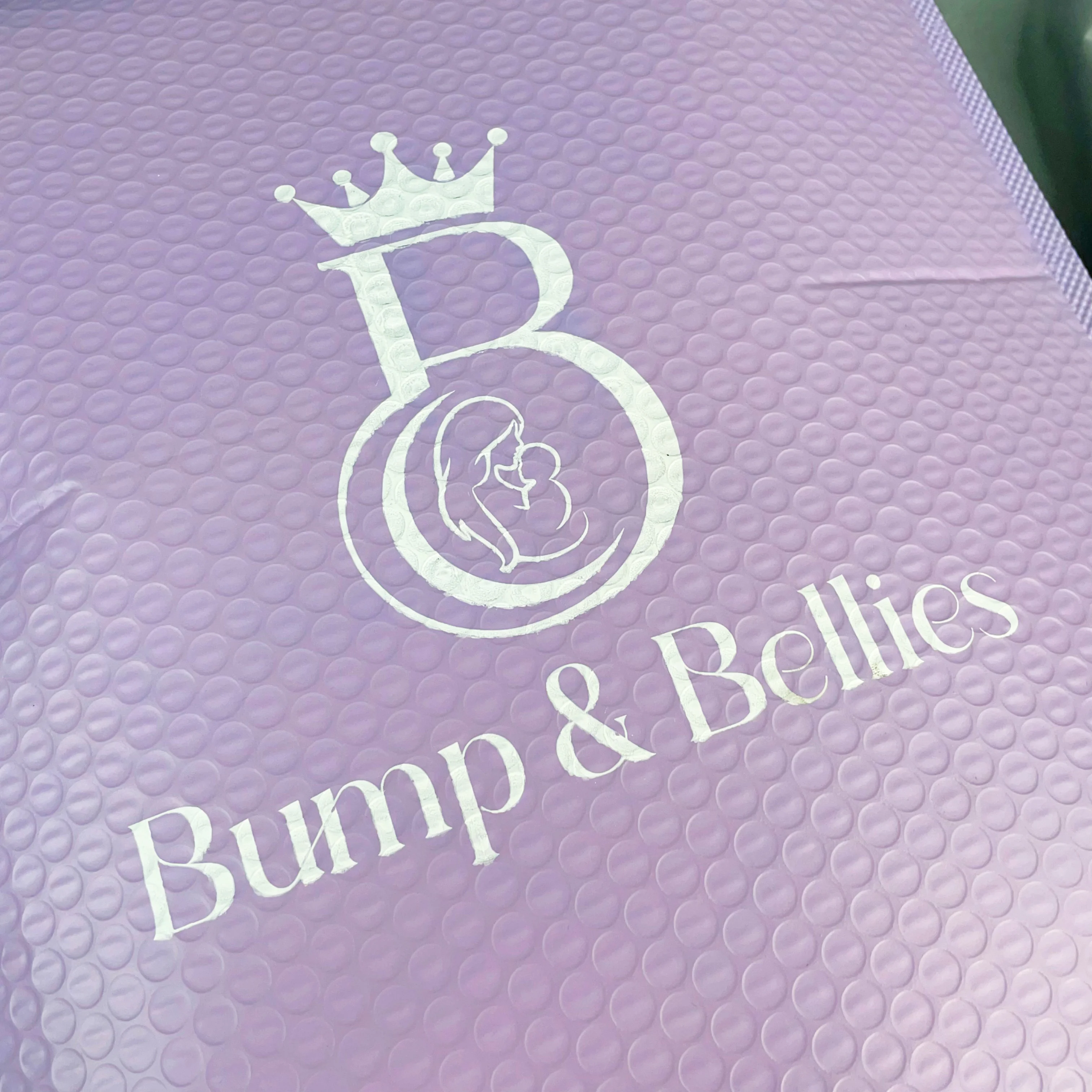 Custom Logo Purple Color Shipping Postal Courier Poly Bubble Mailer Bags Plastic Padded Envelopes Cosmetics Bubble Mailing Bag