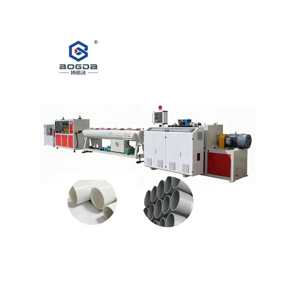 BOGDA PVC UPVC Pipe Production Line Small Size, Newly Developed Single Wall Corrugated Pipe Making Machine