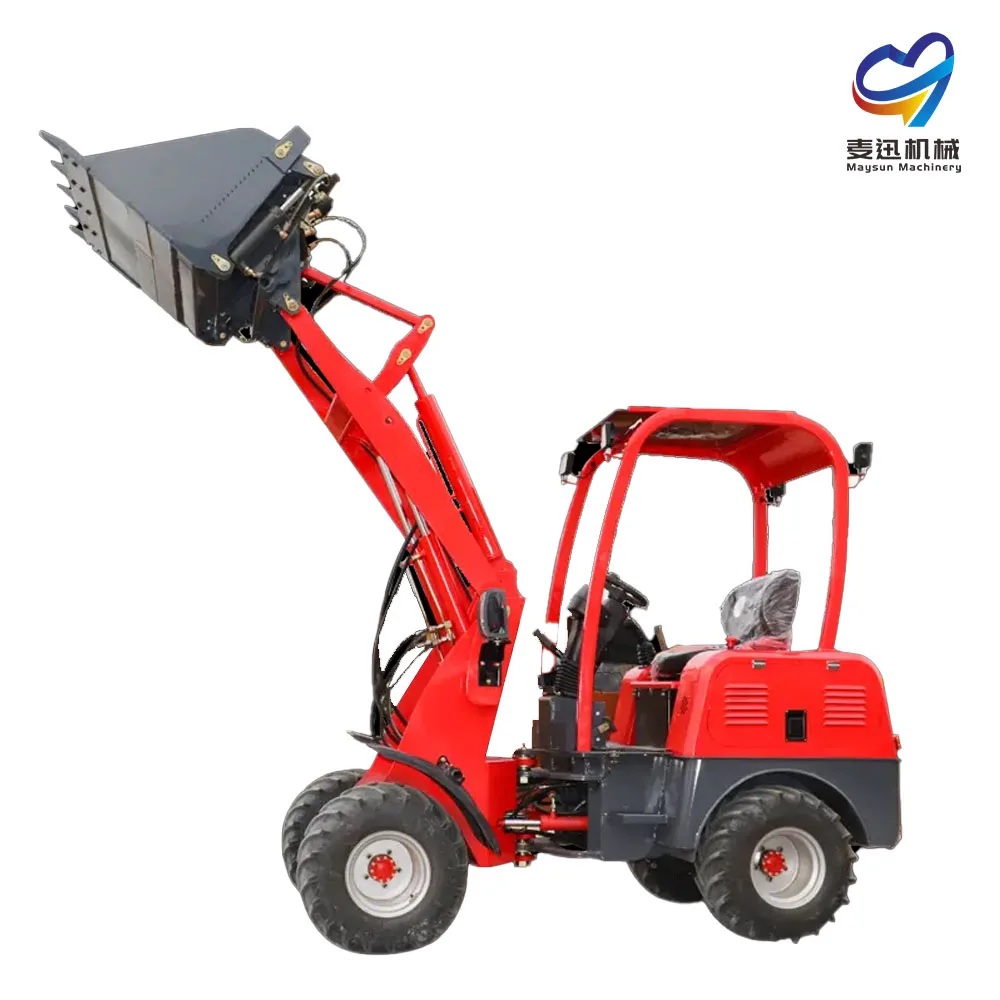 JK10 20 Hot Sale Mini Small Tractor with Front End Loader and Backhoe Max UNIQUE Diesel Travel