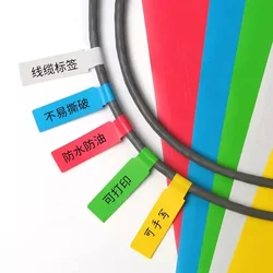 Color A4 cable labels for laser jet printers 30 sheets 900 labels synthesis label