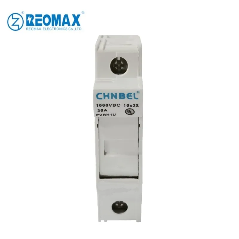 10x38 1000VDC Solar PV Din Rail Fuse Holder 32A 30A 25A 20A 16A 15A 12A 10A 5A 1A