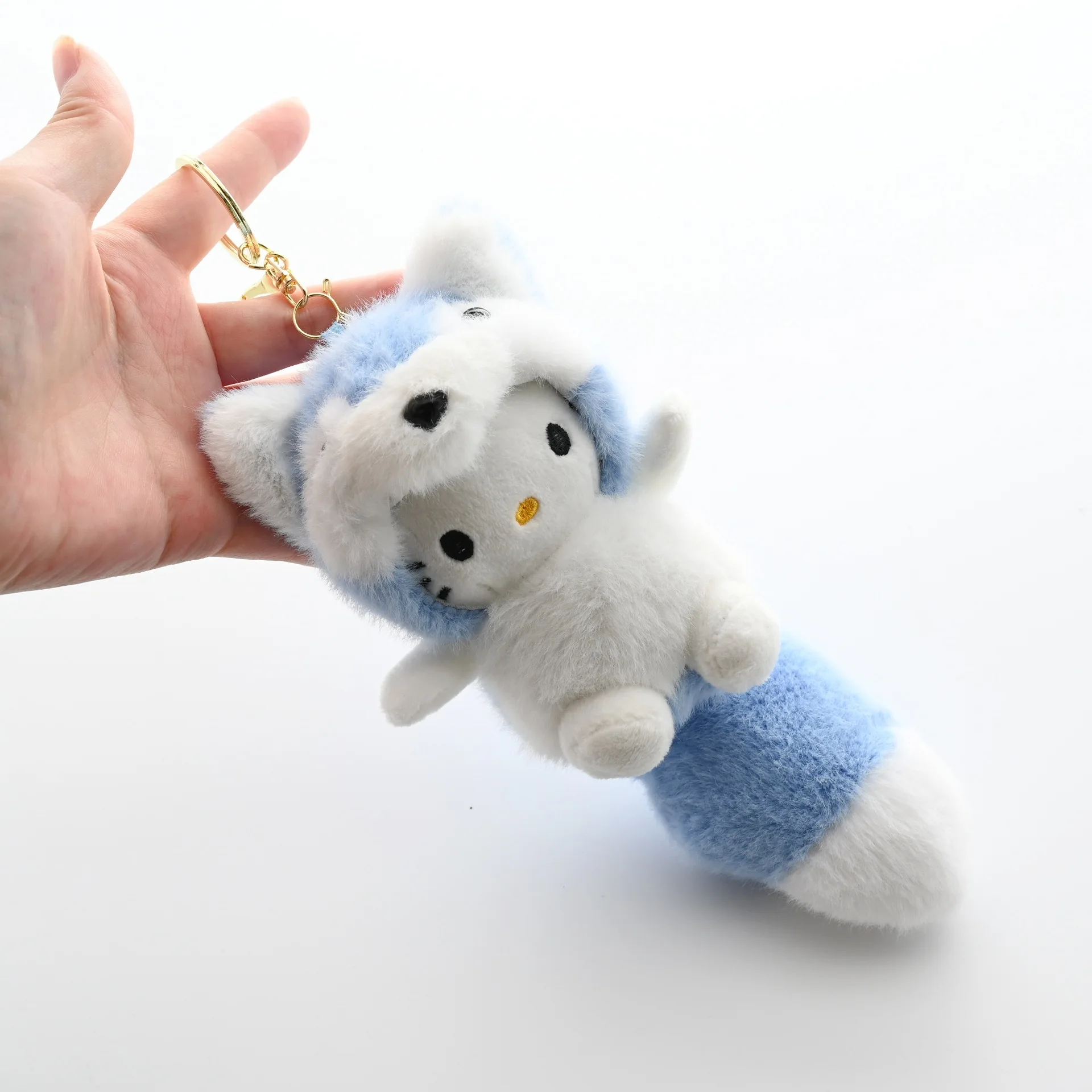 Wholesale Soft Cute Stuffed Animal Fireman Bear With Cap Plush Toys Teddy Bear Keychains