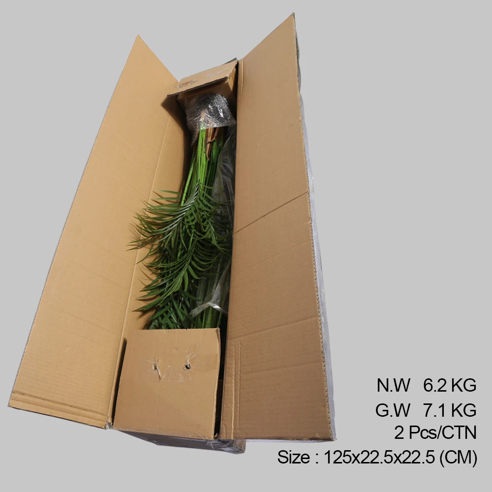 home decoration artificial  plant  plastic palm tree with UV protected