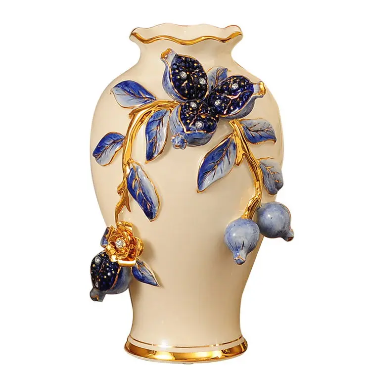 Handmade Creative European Style Vase Modern Luxuvy Vasos De Flor 2022 New Design High End Vases Set Horse Decor