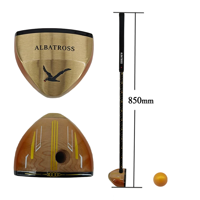 OEM Manufacture Price Blackwood Golf Head Bottom Toe Covered by Precise Brass Park Golf Club