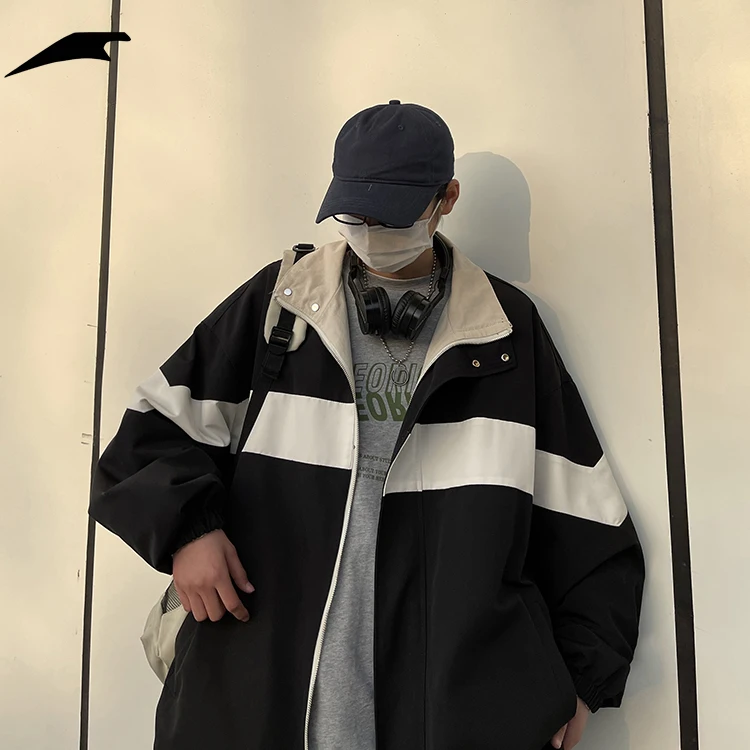 2022 Spring Autumn Hip Hop Streetwear Jacket Korean Clothes  Pop Tops Kpop Couple Coat Men