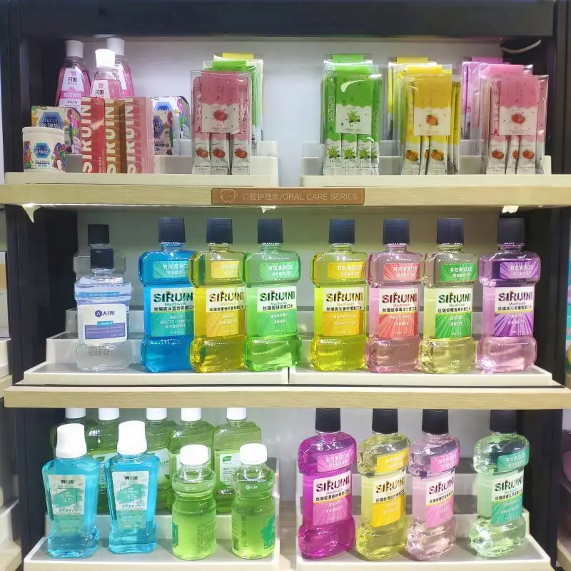 Mini Mouthwash White Peach Breath Oral Care Mint Fruit Flavor Mouth Wash Disposable Portable Jelly Cup Herbal Mini Mouthwash