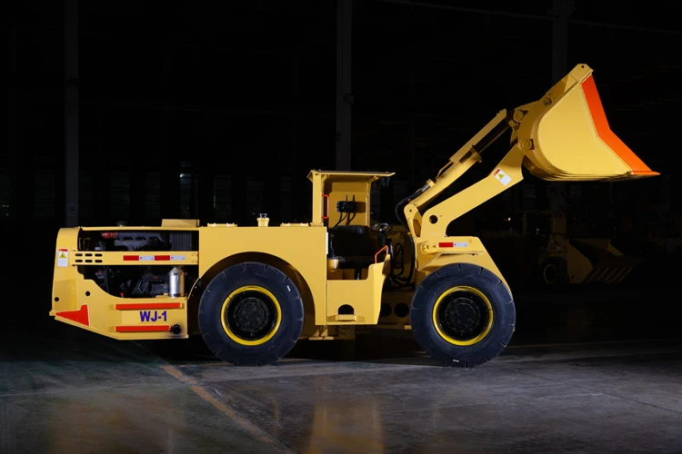 4 Wheel Drive Articulated Mining WJ-3 Diesel Underground Scooptram Vehicle