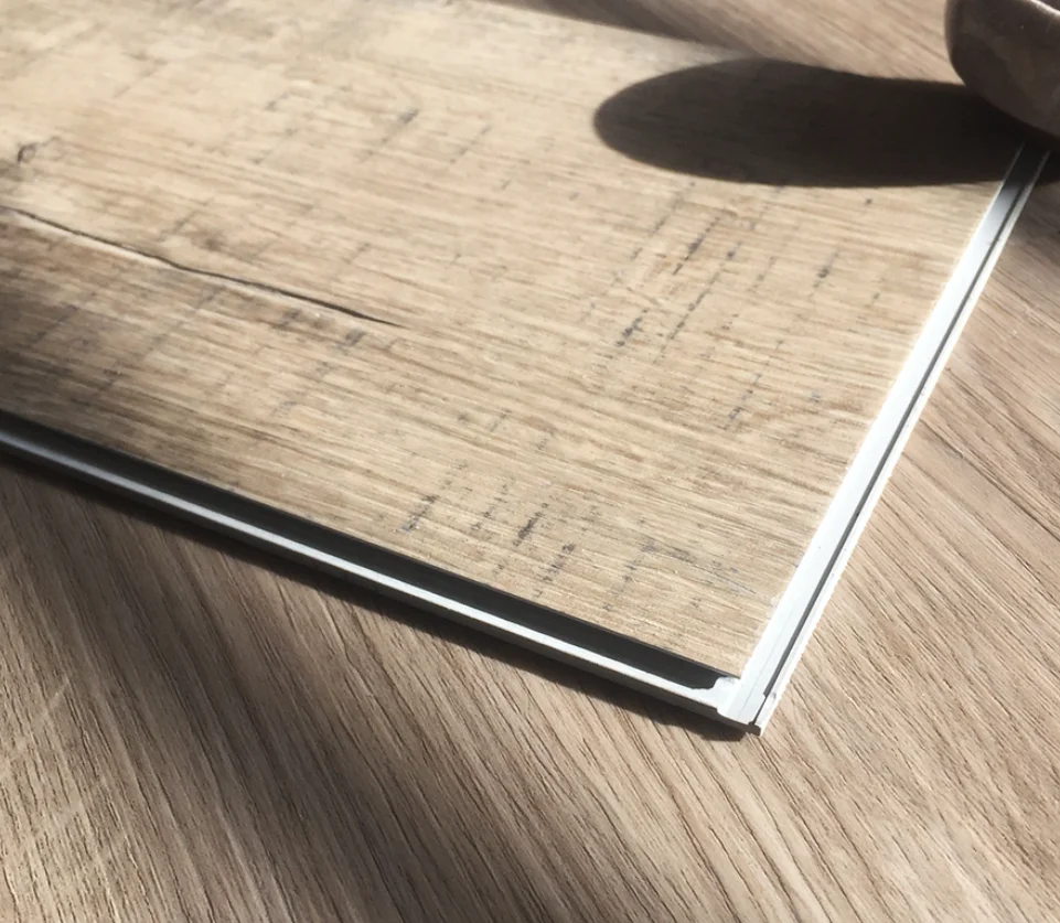 Easy Installment 5.0mm/0.3mm  PVC Flooring Commercial Wooden PVC Vinyl Flooring