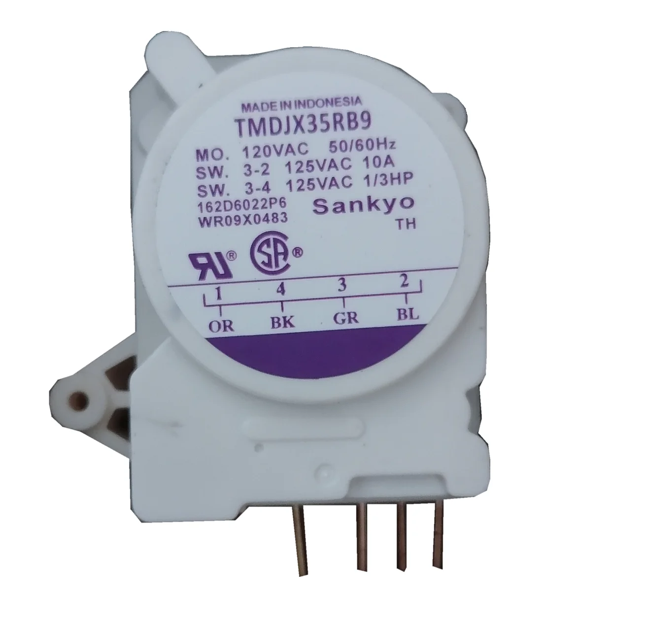 TMDJ830RB9 fits for WR9X502 Refrigerator Defrost Timer WR9X483 Replacement for General Electric, Hotpoing, Defrost timer