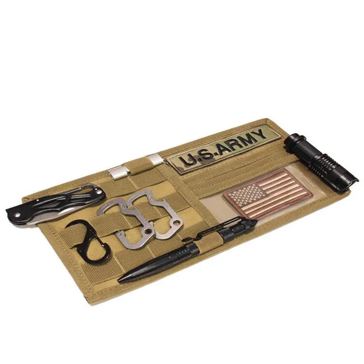 Tactical Molle Vehicle Visor Panel EDC Tool Pouch CD Storage Bag Truck Car Sun Visor Organizer