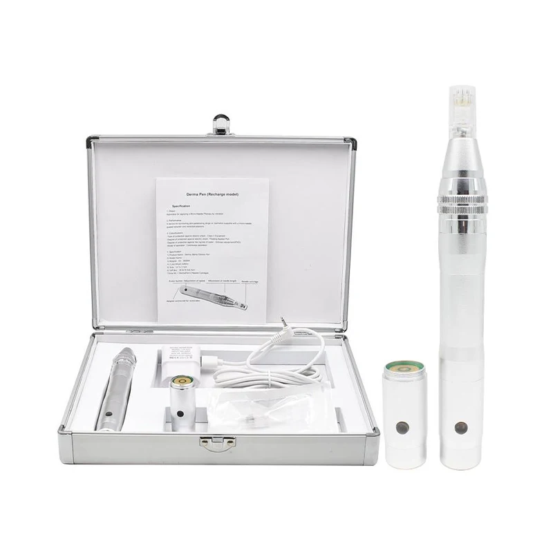 Free private label CE approved rechargeable dermapen nano micro needles derma pen