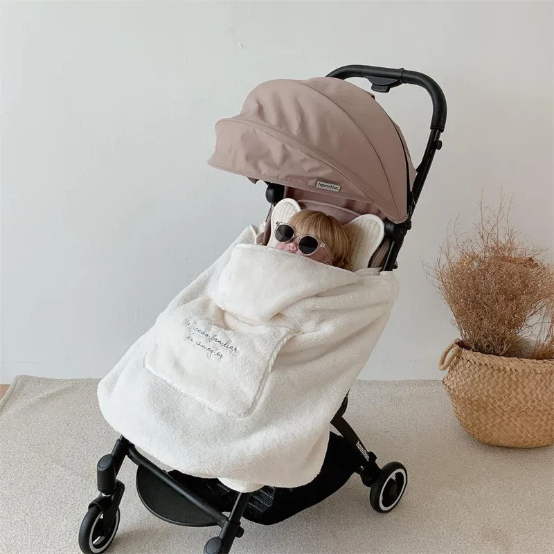 Baby Carrier Cover Hooded  Cloak BabyCloak Windproof Newborn  Warm Stroller Cover