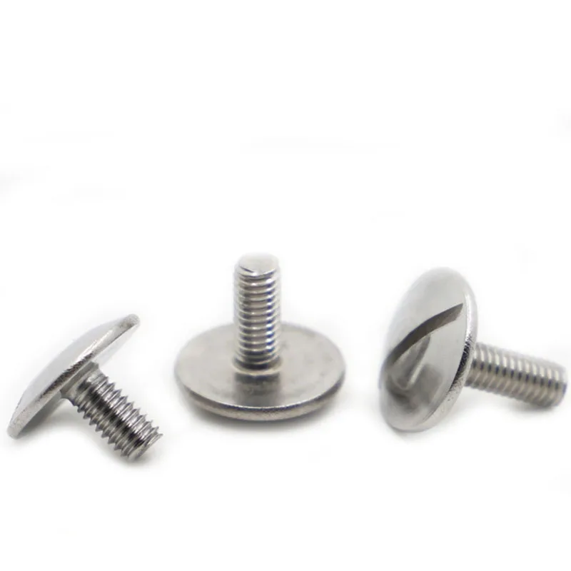 GB947 M2 M3 M4 M5 M6 Stainless Zinc Steel Large Raised Head Screw 8-32 1/4-20 Slot Big Pan Head Screw Round Head Bolt Screw