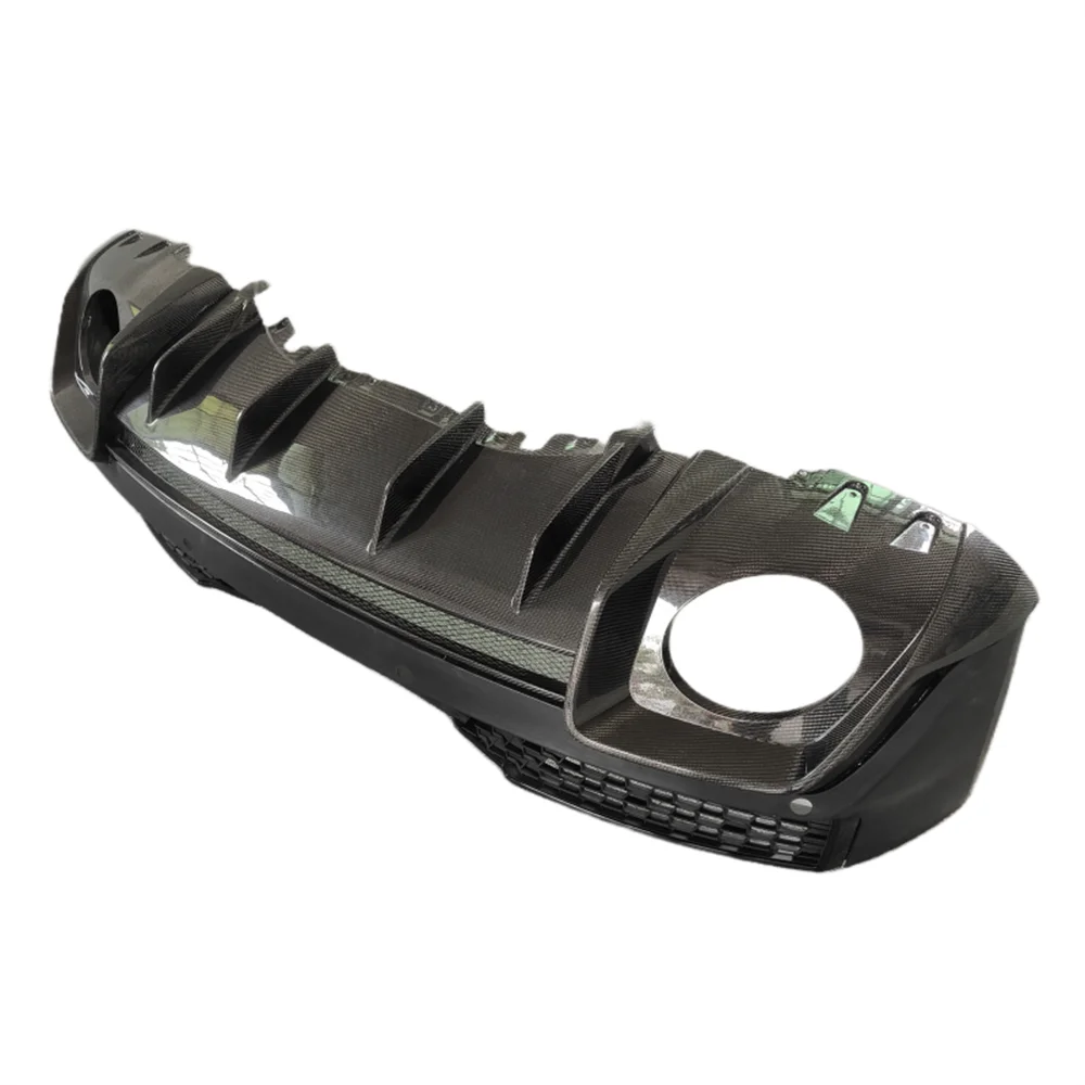 Used for Audi R8 high-performance modification parts PP+carbon fiber front lip front bumper grille body kit