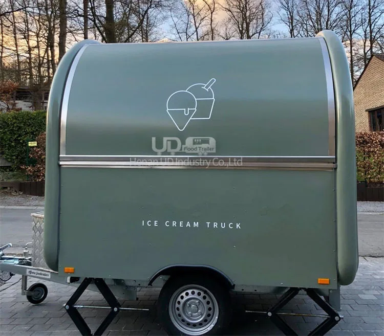 food truck trailer ice cream cart hotdog cart