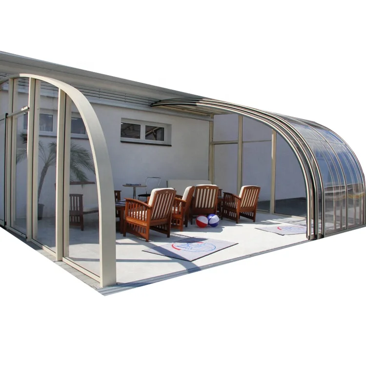 retractable roof glass sunroom sliding roof building glass house and metal conservatory glass veranda