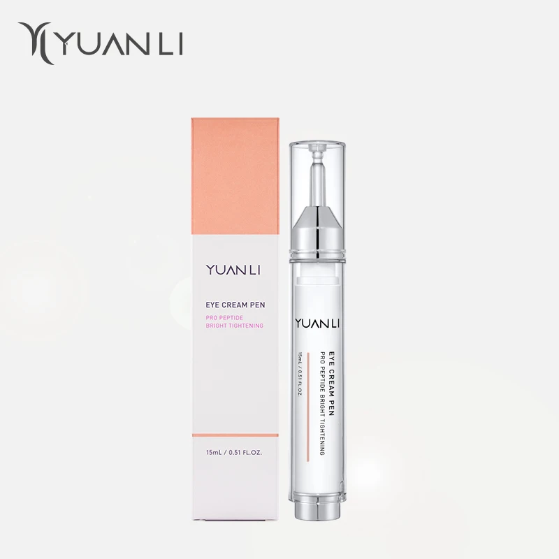 Private Label Pro Peptide Eye Cream Pen design Anti Blue Light Wrinkle Reduce Dark Circle Puffiness Tightening Moisturizing Soot