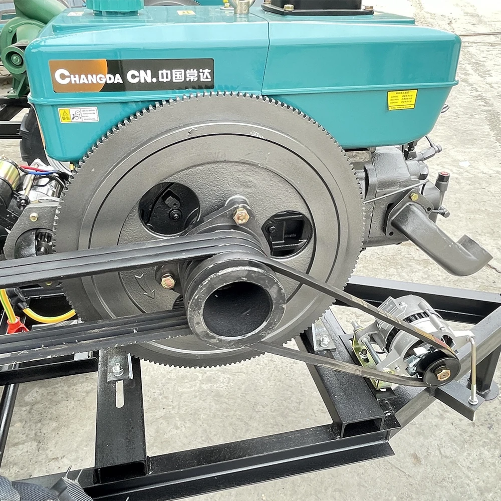 4-inch high-pressure spray pump, long water delivery distance, diesel engine driven high-head pump