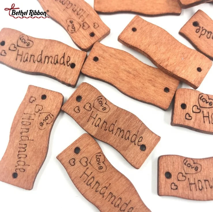 wholesale wooden signs brown handmade creative wooden handicraft decorative wood chips